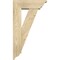 Ekena Millwork Traditional Traditional Rough Sawn Bracket w/ Offset Brace, Douglas Fir, 6"W x 16"D x 28"H BKT0604X16X28TRA01RDF - alternate 3